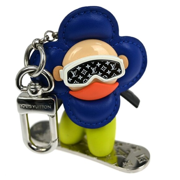 Louis Vuitton Bijou De Sac Vivienne Snowboar Key Holder M00965 NQ00131 - Picture 1 of 5